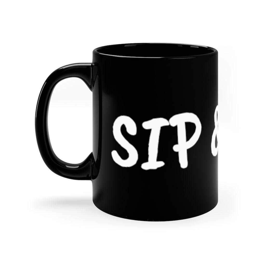 11oz Black Mug